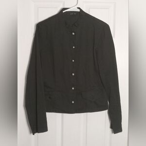 Cotton Black Stylish Jacket Pink Sky